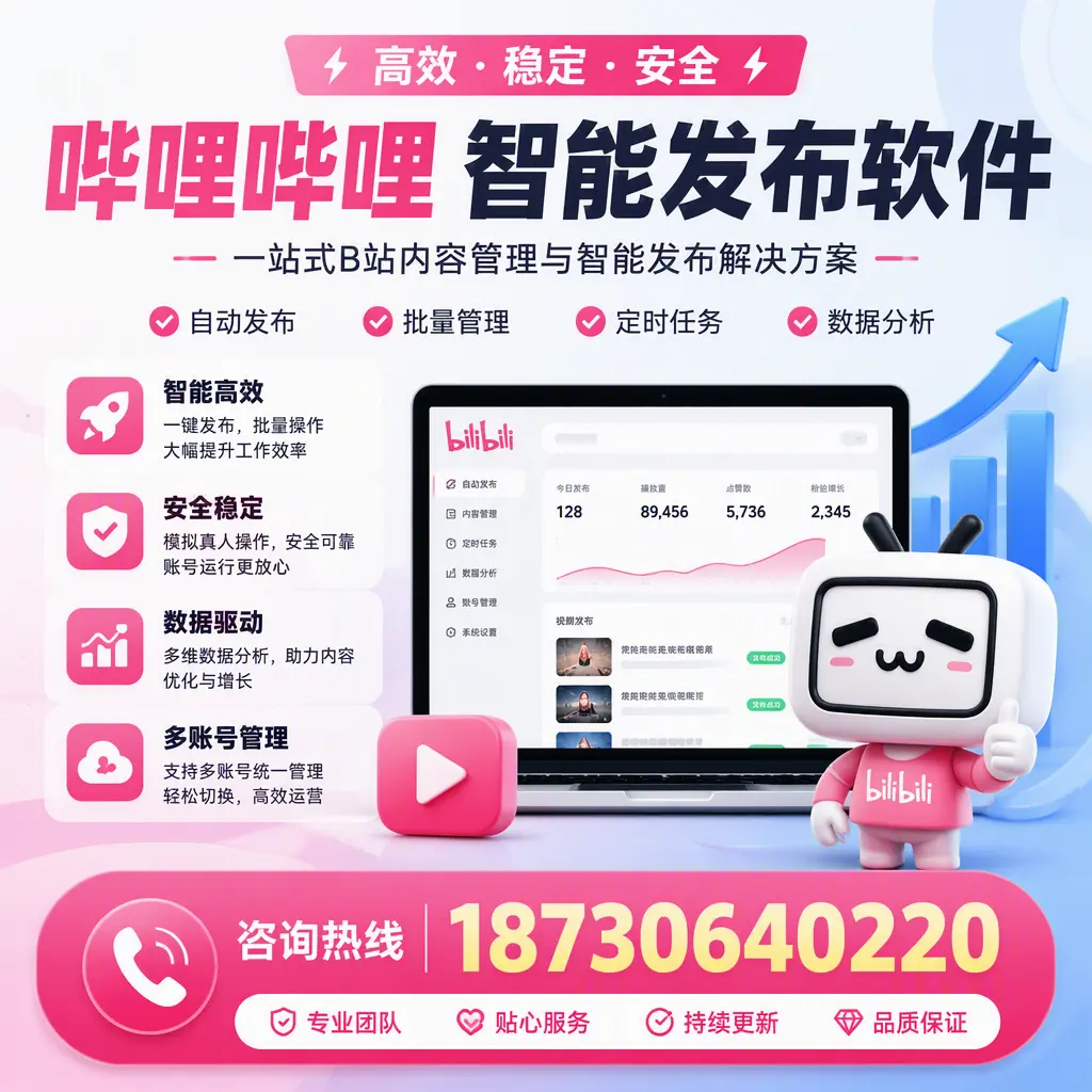 哔哩哔哩智能发布软件适用场景分析：在 东营 的最佳实践