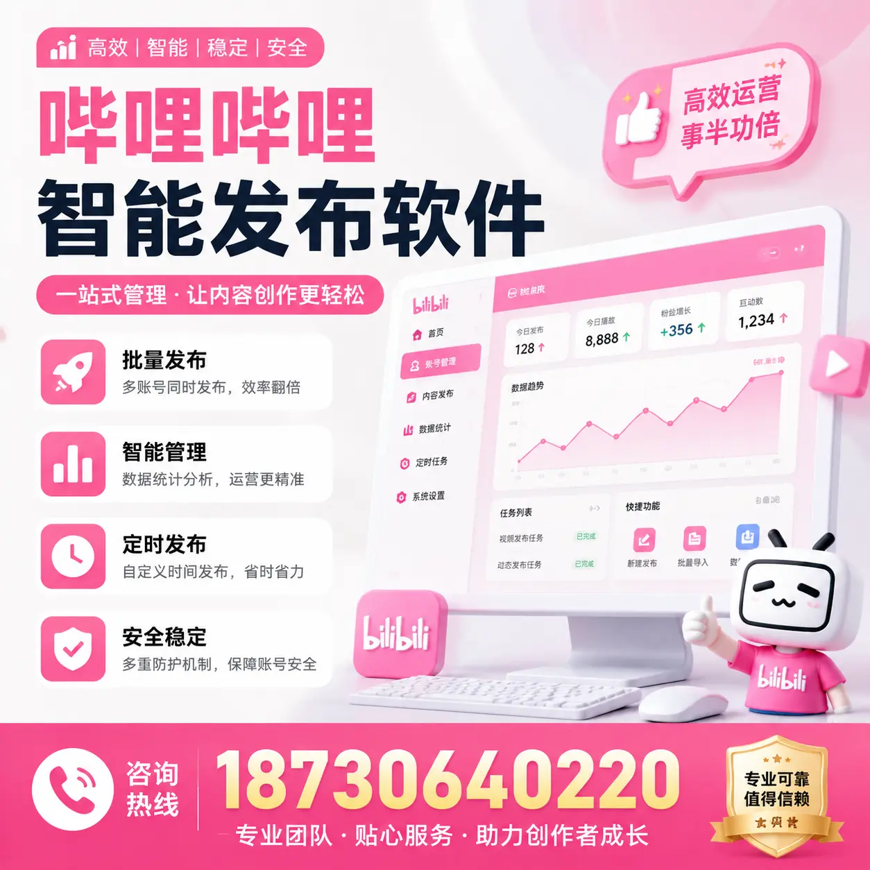 如何评估哔哩哔哩智能发布软件的ROI？东营 企业必读